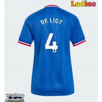 Manchester United Matthijs de Ligt #4 Replica Away Shirt Ladies 2026-27 Short Sleeve